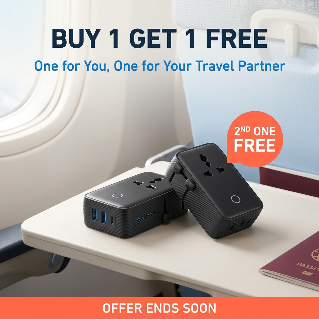 Ankora™ 5-in-1 Universal Travel Adapter