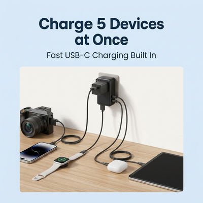 Ankora™ 5-in-1 Universal Travel Adapter